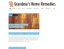 Tablet Screenshot of homeremediesfor.com
